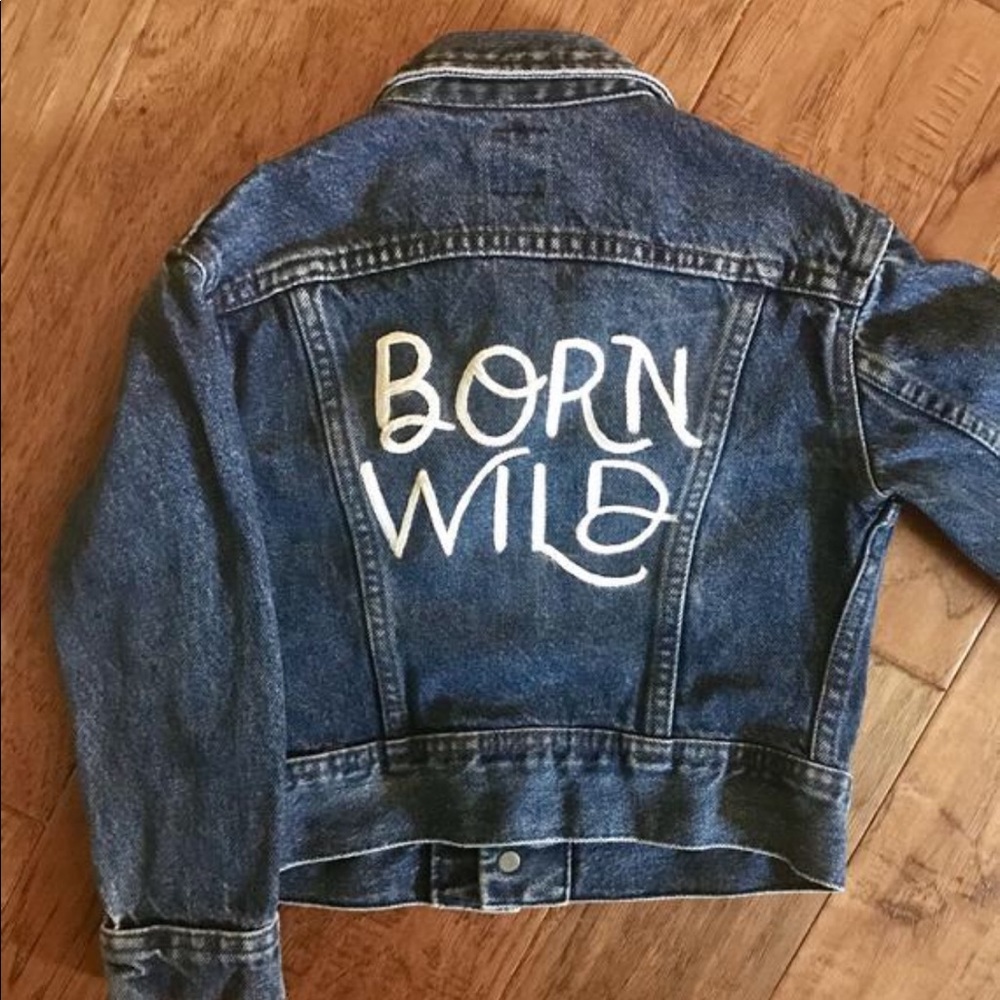 Hand-painted Denim Jacket